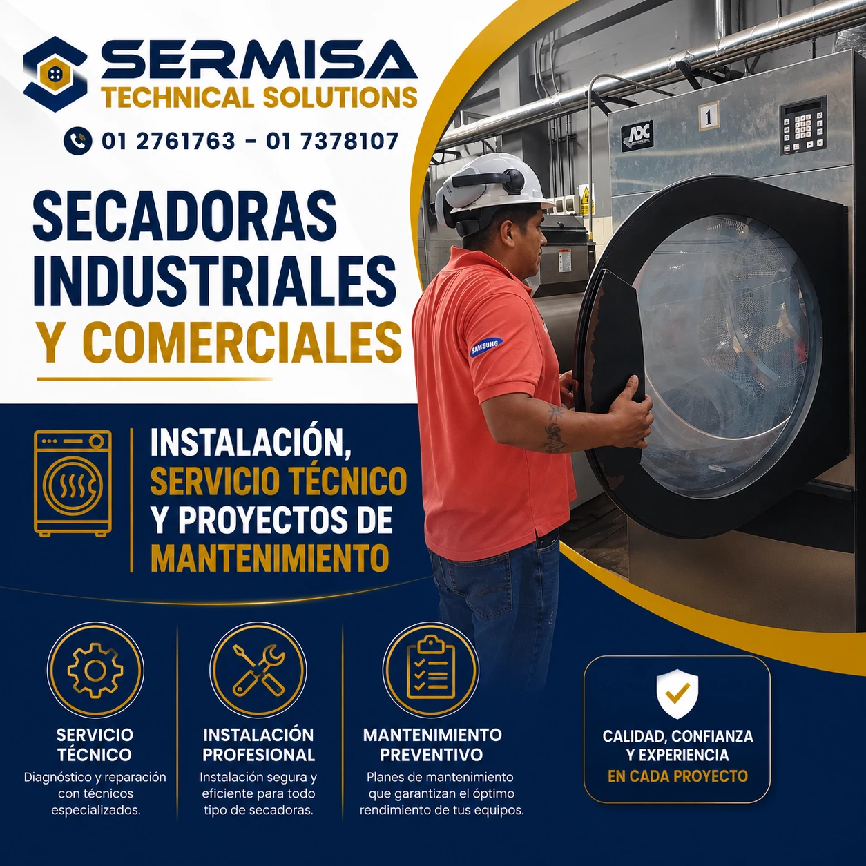 sermitec reparación de secadoras en lima