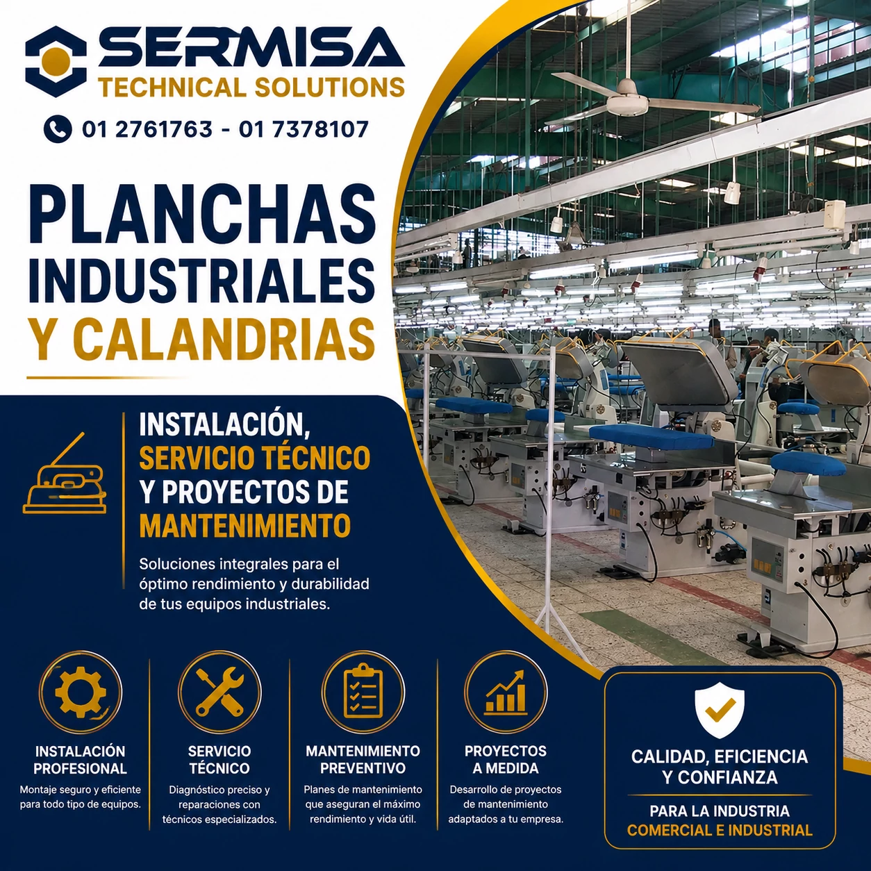 sermitec reparación de Calandrias en lima