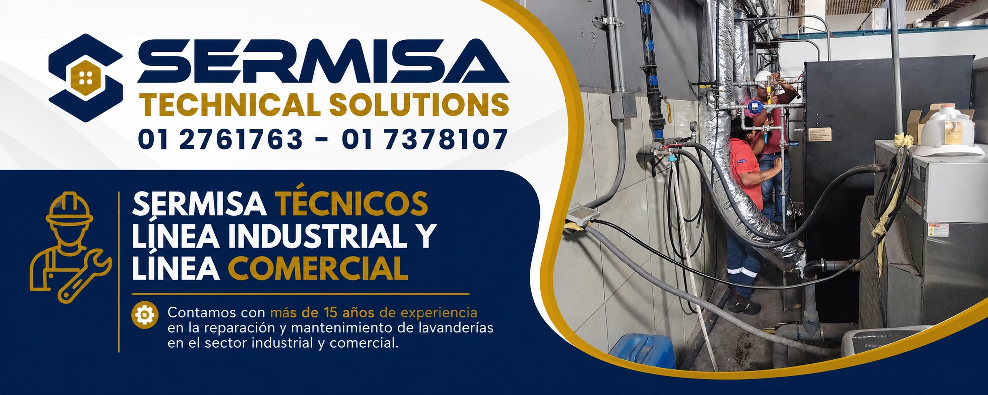 sermitec reparación y mantenimiento de lavandería industrial en lima